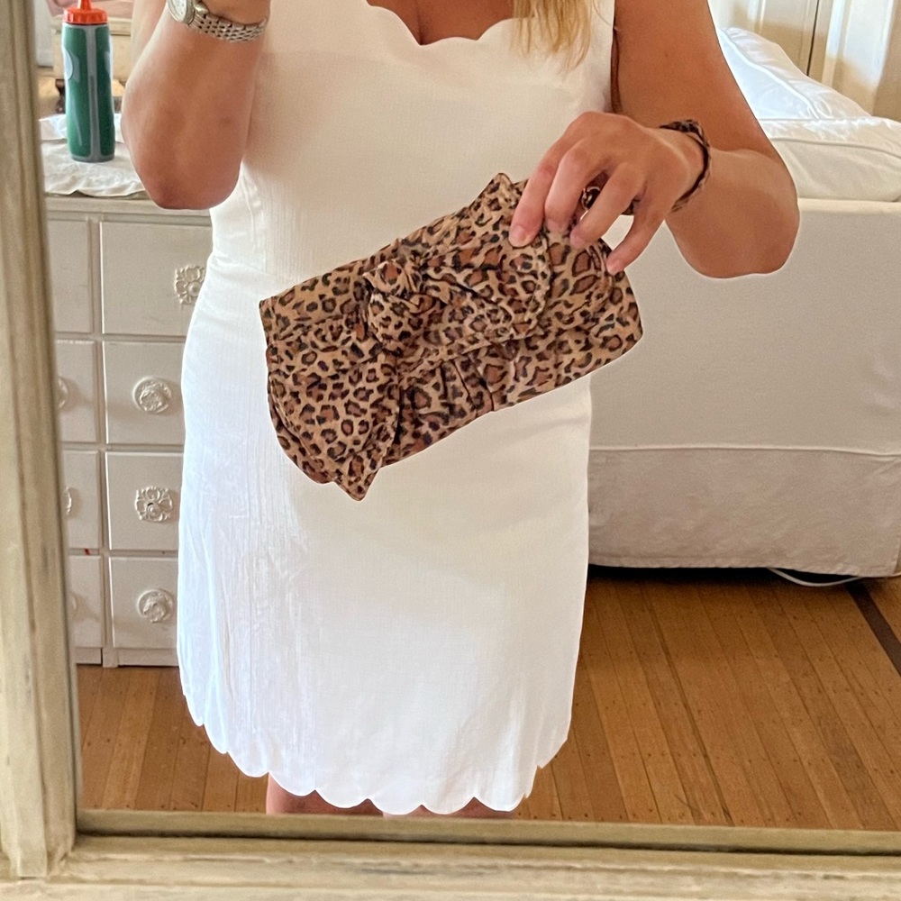 Express leopard wristlet